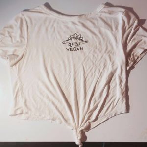 White Vegan Shirt 💫